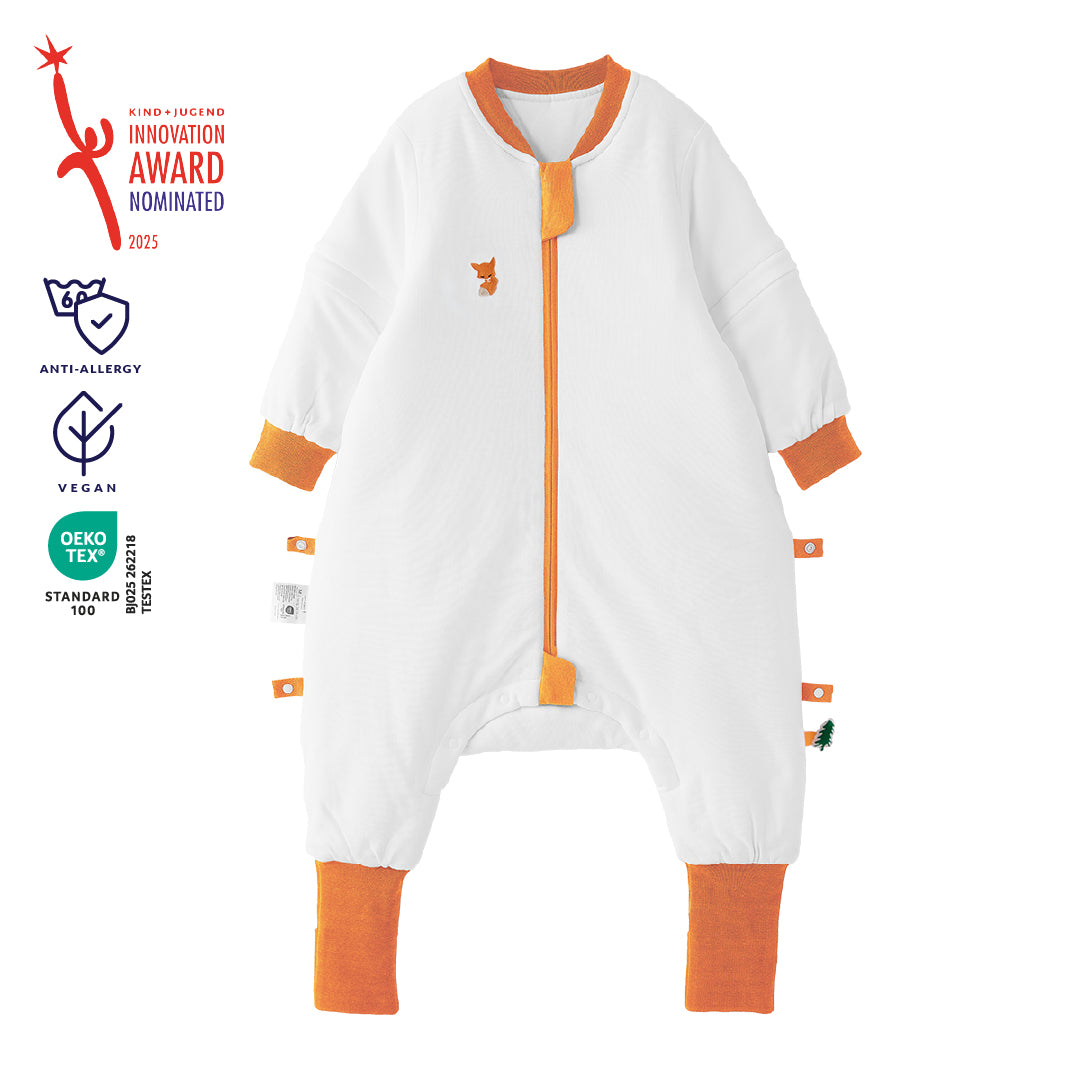 Mitwachsender Schlafsack mit Beinen | 3.0 TOG | 80-116